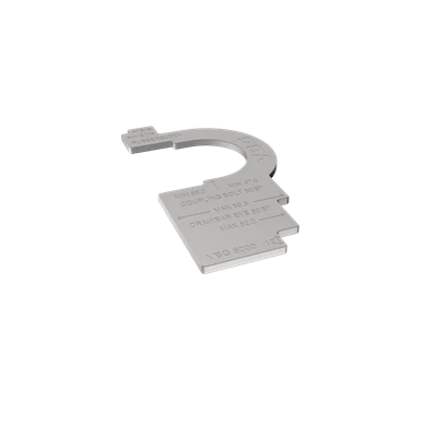 Wear gauge in stainless steel