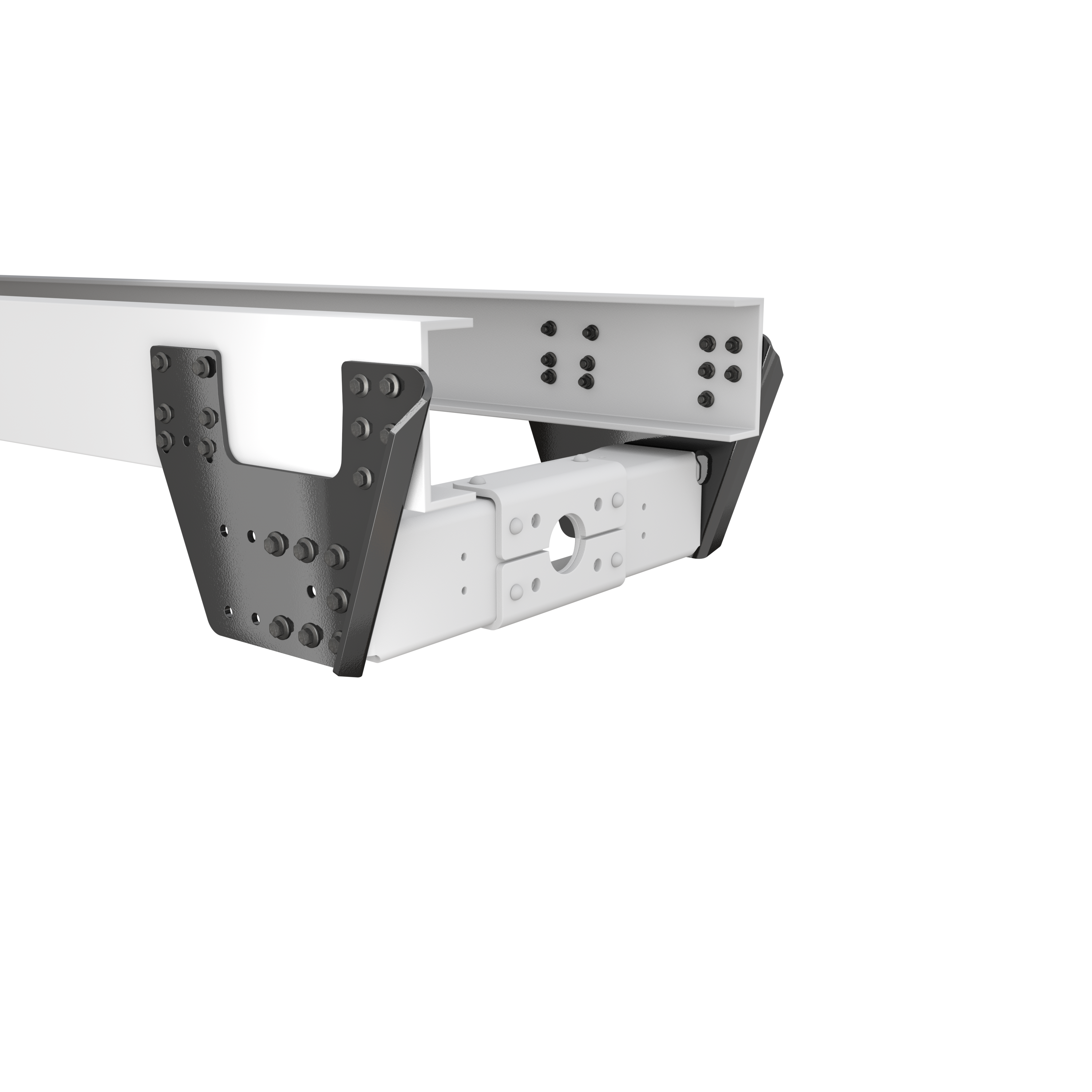 VBG End plate - Drawbeam Medium high mounting - EDHZ