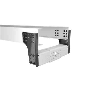 VBG End plate - Drawbeam Medium high mounting - EDM-2
