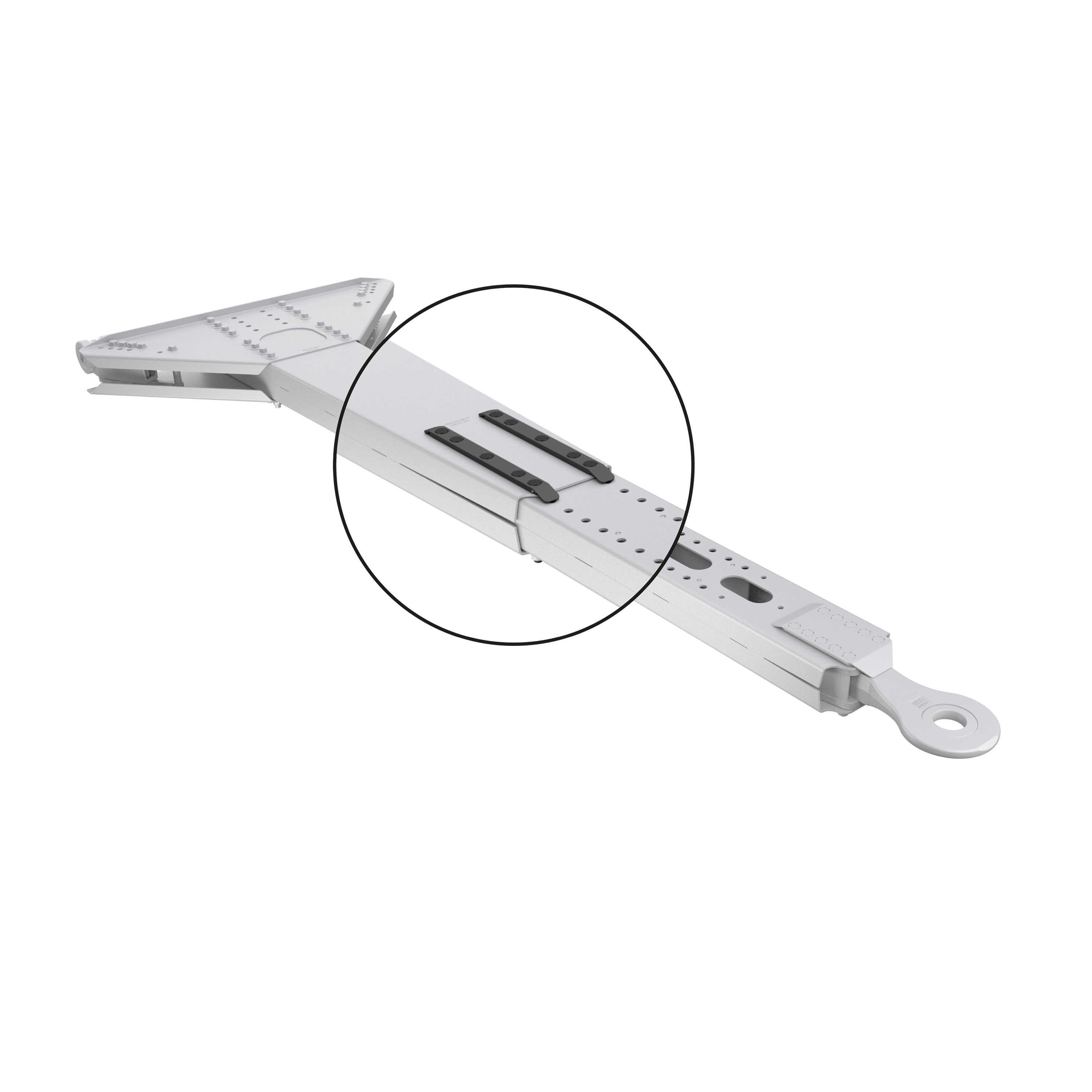 Sliding bracket, rear Optimal
