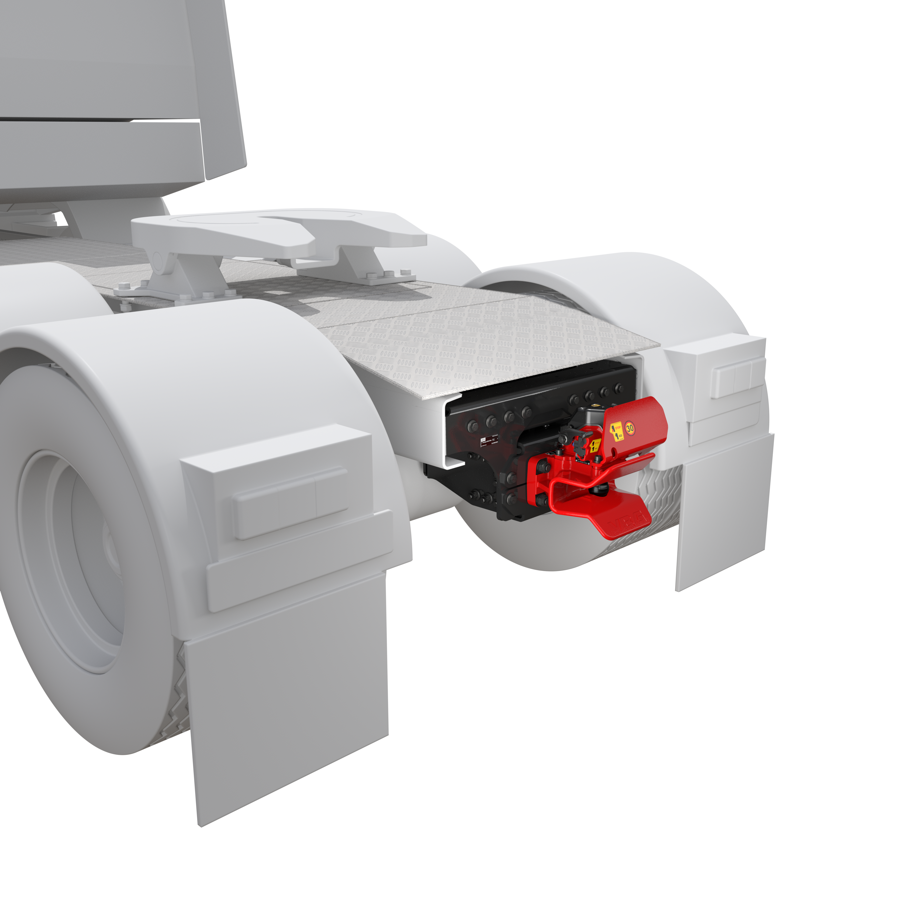 VBG Shunting Coupling – mounted on Mercedes CMS Towing