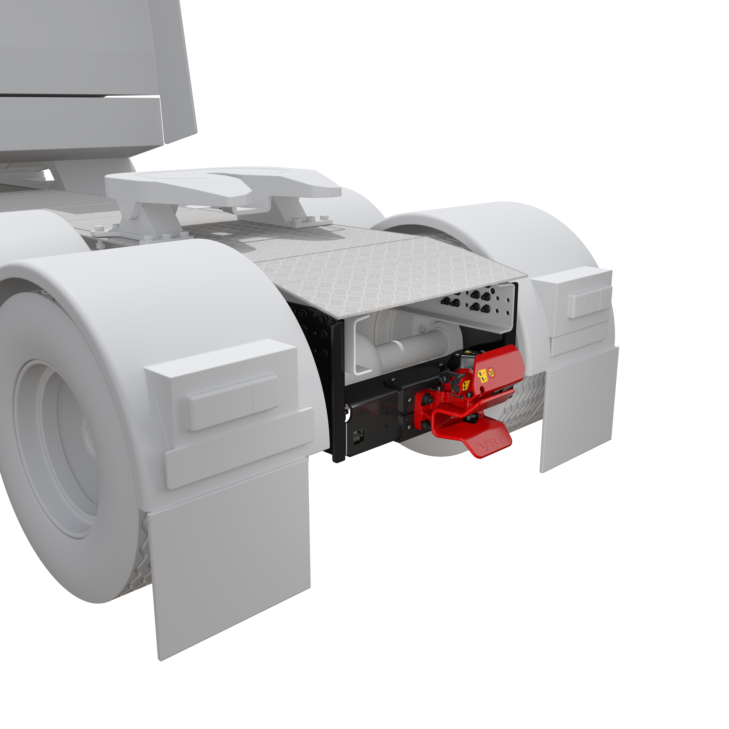 VBG Shunting Coupling – mounted on Volvo DB75V-2/EDM-3 Tractor
