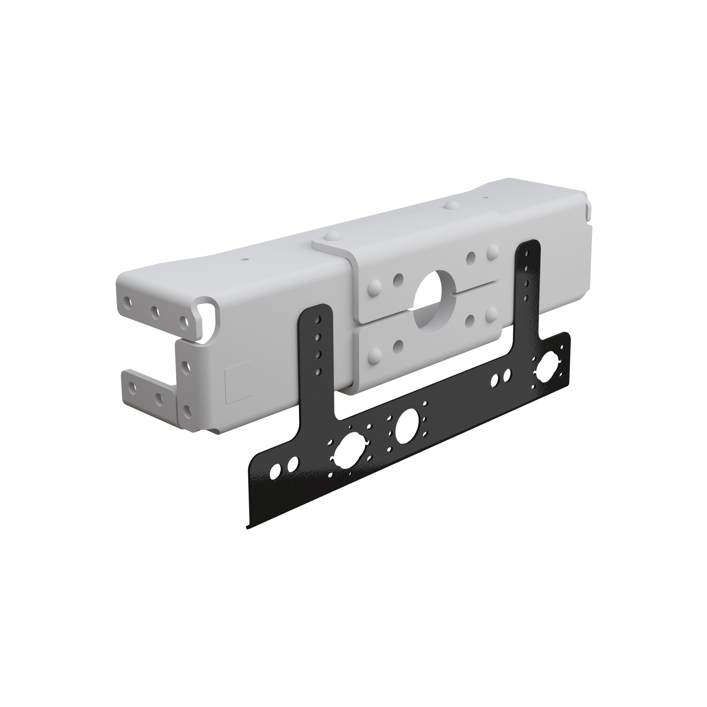 Brackets for power and air, underlying
