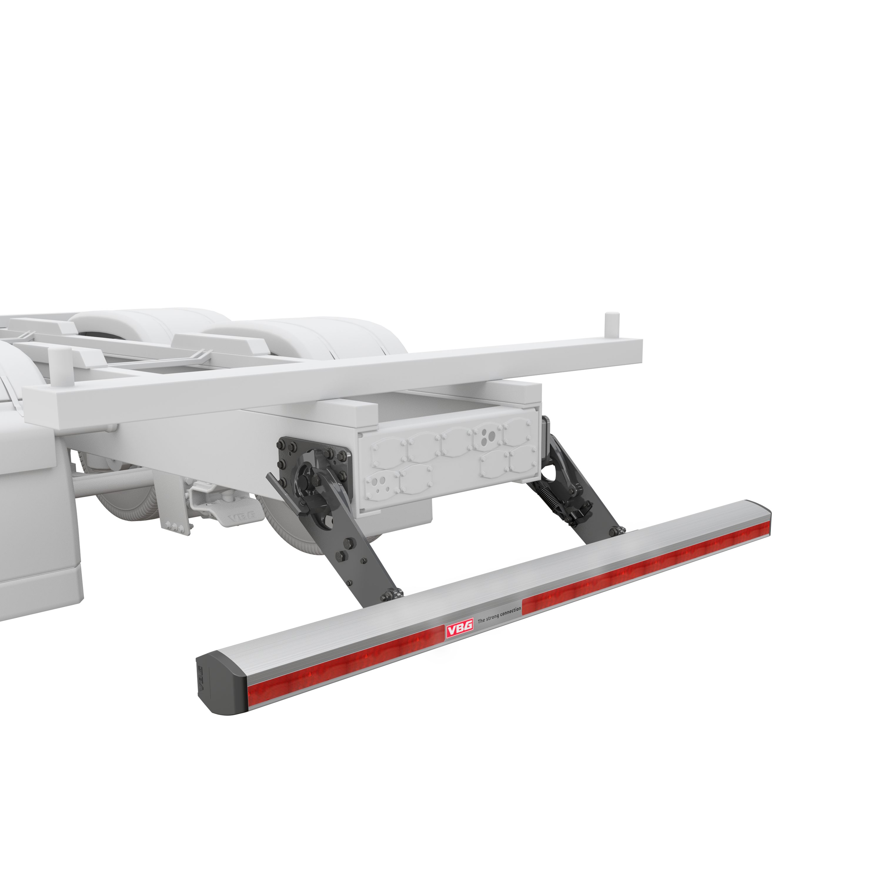 VBG Foldable Underrun Protection EUF 180 - protection beam in aluminium