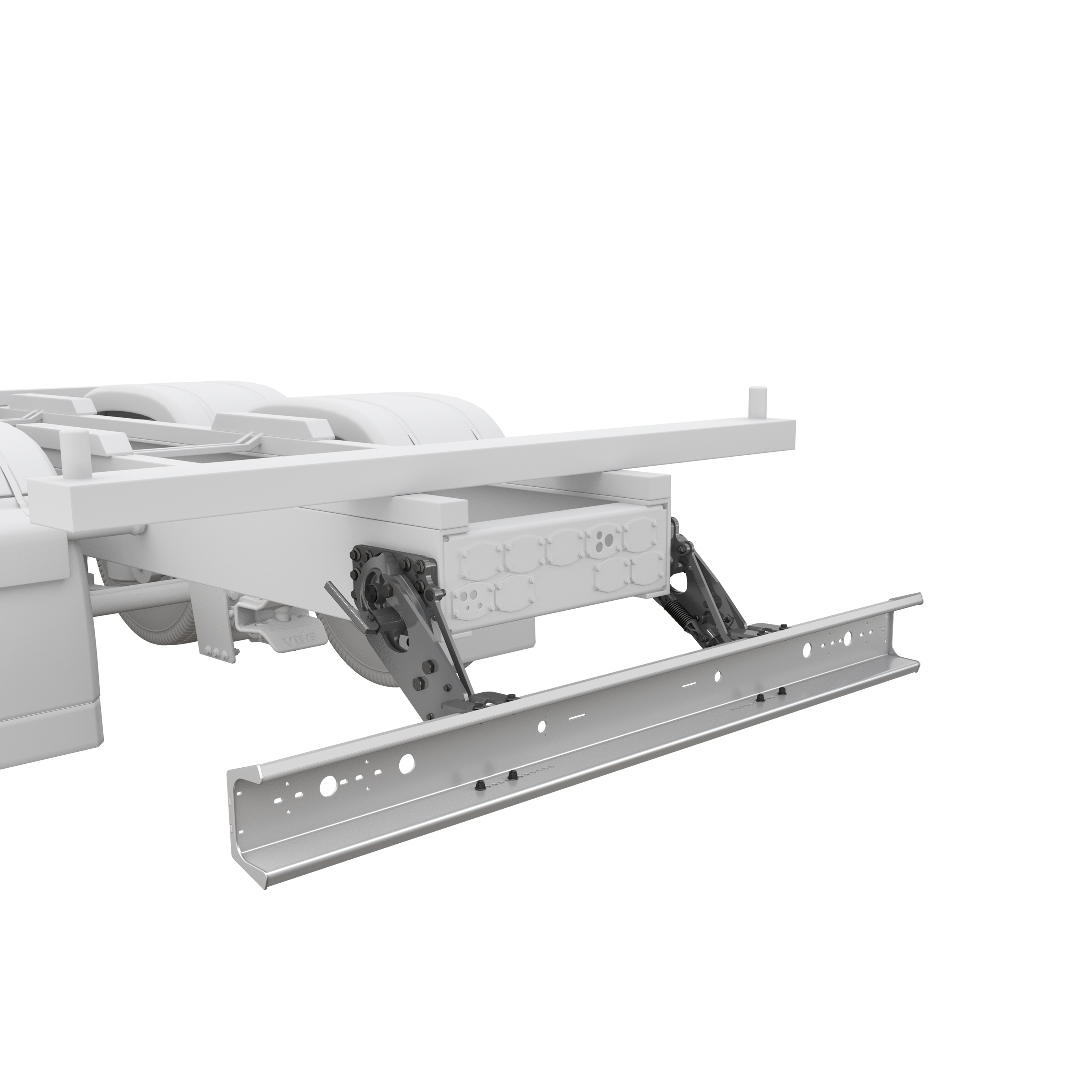 VBG Foldable Underrun Protection EUF 180 -  protective beam with open profile