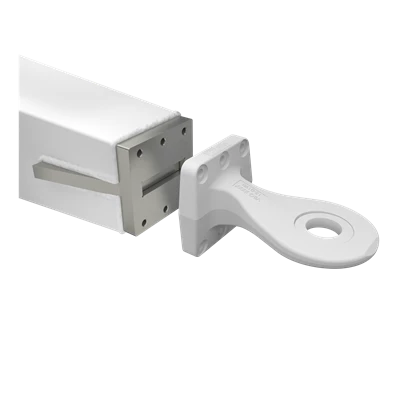 VBG Drawbar eye - Mounting Plate with wing